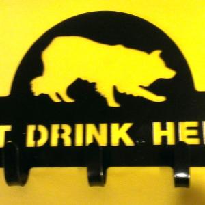 Eat. Drink. Herd Leash holder